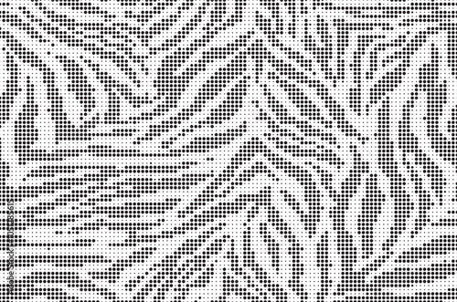 Halftone trendy zebra skin pattern background vector. Animal fur dotted vector background. Abstract seamless zebra stripe pattern.