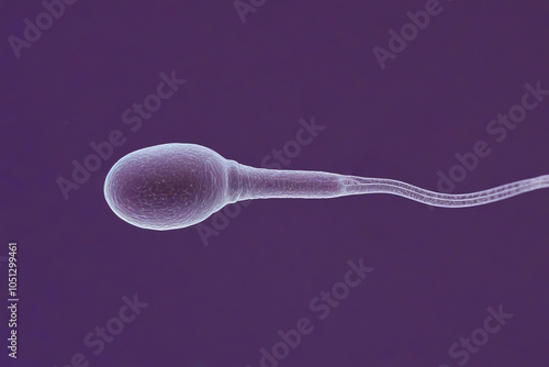 Microscopic image of sperm