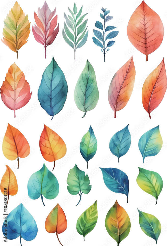 Obraz premium autumn leaves seamless pattern