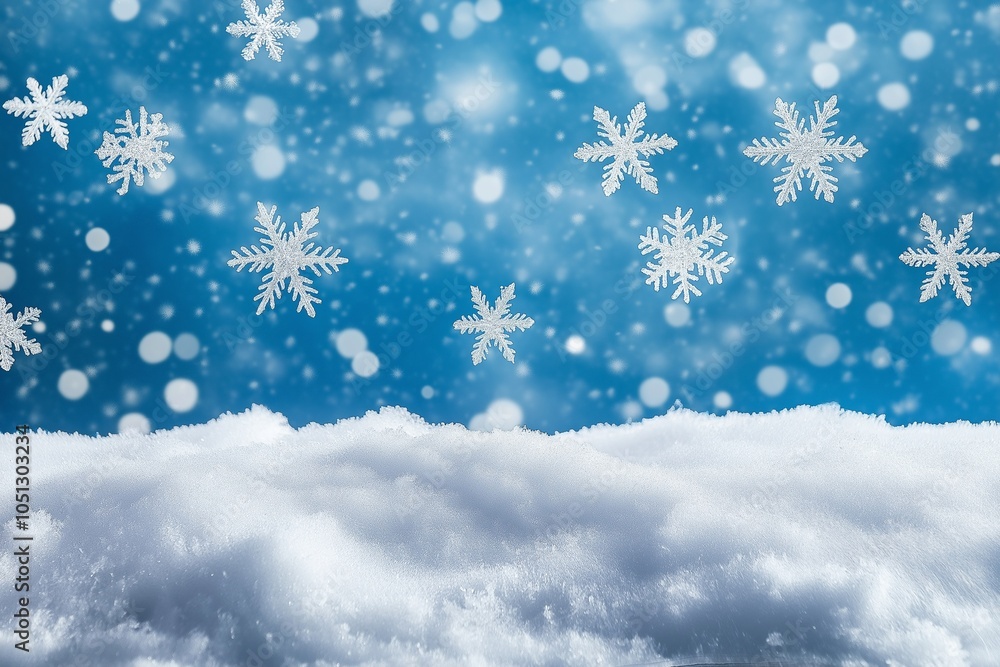 snowflake winter by generative ai snowflake winter by generative ai