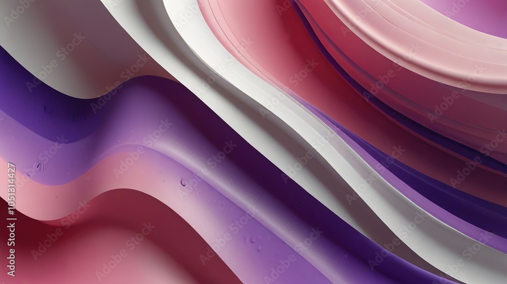 Fototapeta premium 3D abstract liquid shapes wavy background