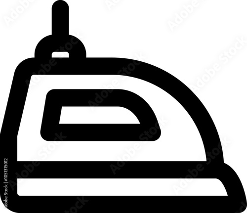 UI iron Vector Icon Illustration. Line Style