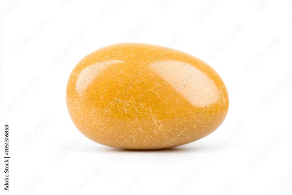 Perfectly smooth pebble with natural patterns and slight sheen, isolated to showcase its simplicity and elegance Perfectly smooth pebble with natural patterns and slight sheen, isolated to showcase its simplicity and elegance