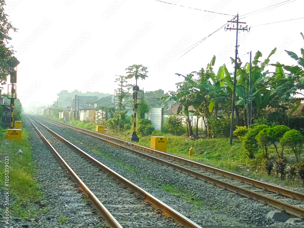 Fototapeta premium railroad tracks