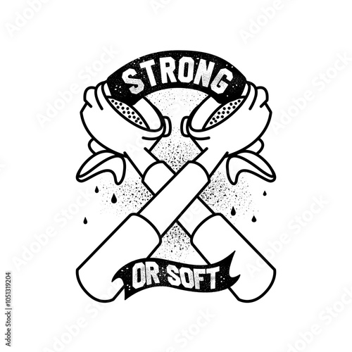 Design coffee, strong or soft