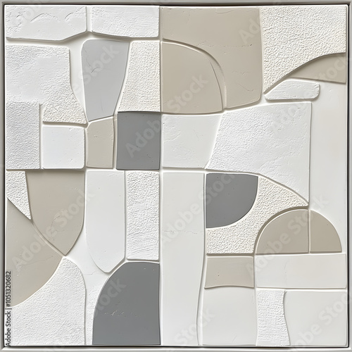 Geometric and Organic Doodle Tile and Carpet Designs with White Borders | Hand-drawn, Abstract, Floral, and Symmetrical Patterns in Soft Pastel and Earth Tones