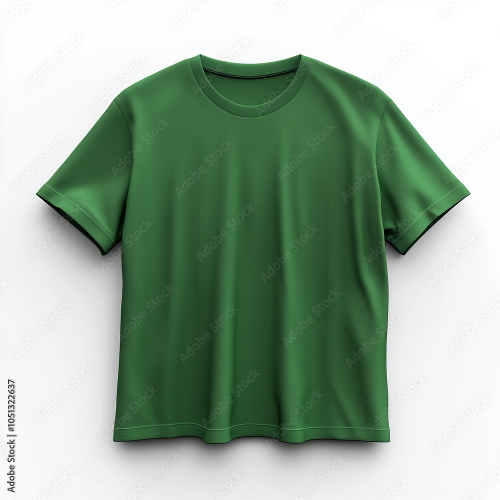 Realistic high quality green tshirt mockup isolated Realistic high quality green tshirt mockup isolated