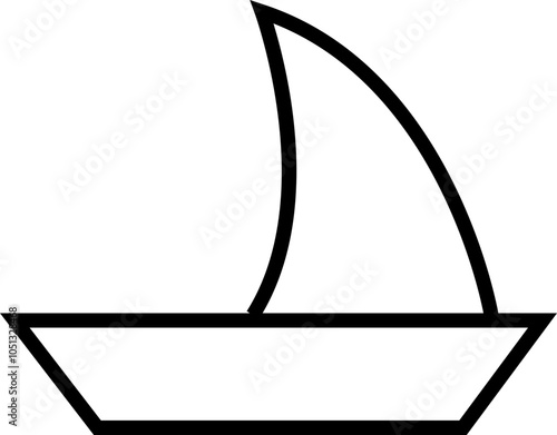 Sailboats vector For Print, Sailboats vector Clipart, Sailboats , Black shape of a sailboat is in a side view, isolated on transparent background, Sea yachts. Extreme lifestyle. used for mobile app.