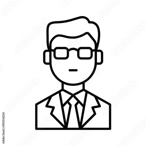 Teacher Lineart Icon