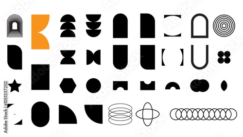 Abstract Shape Vector Set. Modern Geometric Shapes, Minimal Patterns, Creative Design Elements, Gradient Fluid Forms, 3D Abstract Backgrounds, Futuristic and Artistic Graphics