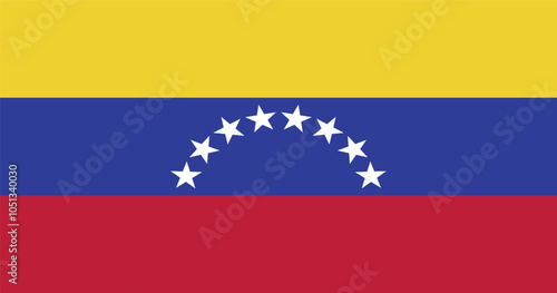 Free Download Venezuela Flag Vector - Official Venezuela Flag With Original Color and Size Proportion - GFXLoad