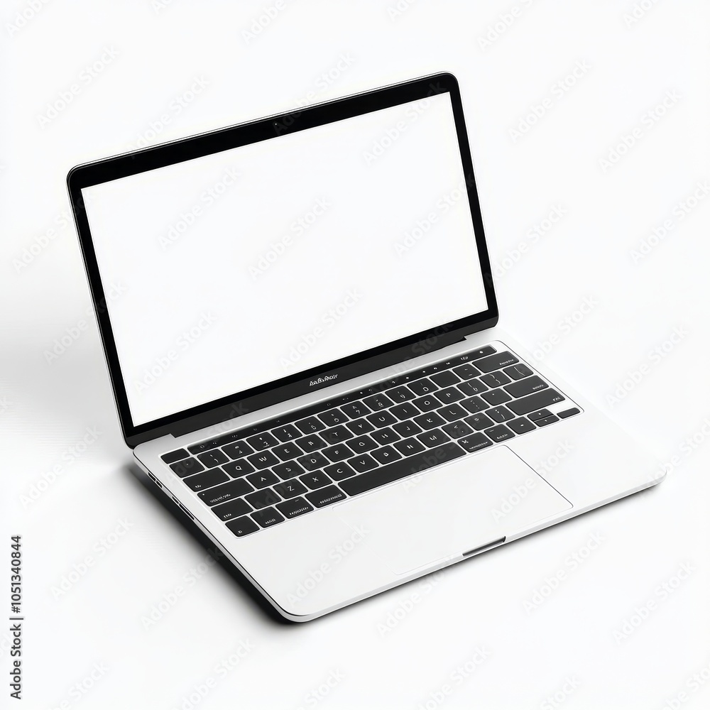 Realistic high quality laptop mockup isolated Realistic high quality laptop mockup isolated