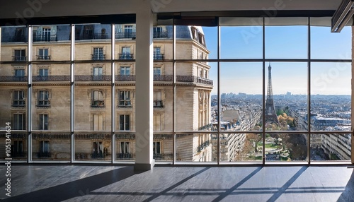 テレビ会議 背景用 オフィス ホール 外観 都市 高層ビル 街並み cityscape video conferencing background	
