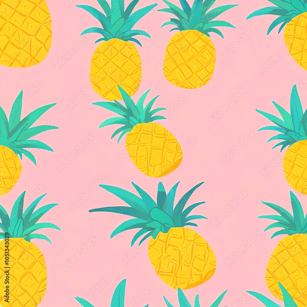 Pineapple Pattern Pineapple Pattern