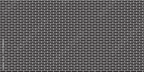 Abstract bathroom wall and floor brick wall texture background. black brick vector illustration texture of the wall with masonry Bricks laid in rows background.	
