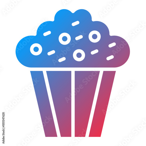 Coffee Muffin Icon Style