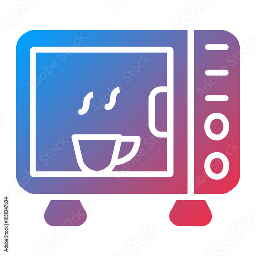 Coffee Oven Icon Style