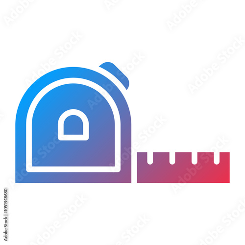 Measuring Tape Icon Style