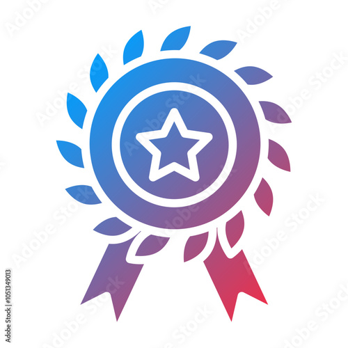 Hospitality Award Icon Style