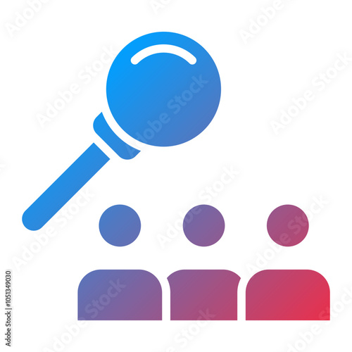 Hiring Staff Icon Style