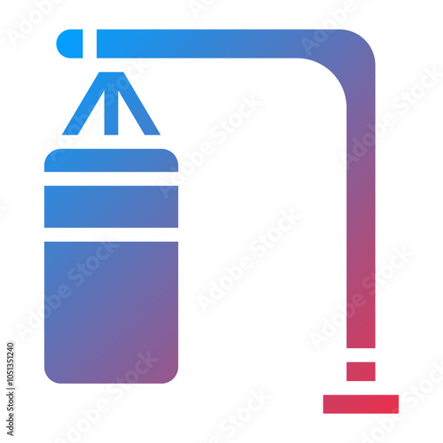 Punching Bag Icon Style