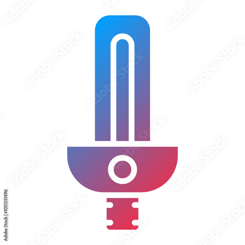 Fluorescent Lamp Icon Style