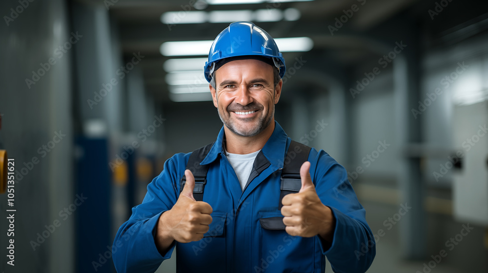 Man builder worker in uniform. Business, building, industry, technology. Builder concept. Business, building concept - smiling builder in hard hat. Man builder worker in uniform. Business, building, industry, technology. Builder concept. Business, building concept - smiling builder in hard hat.