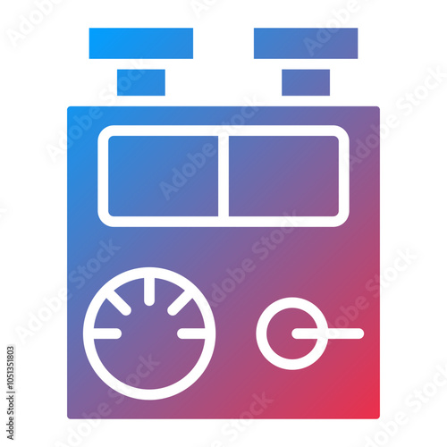 Gas Fume Chamber Icon Style