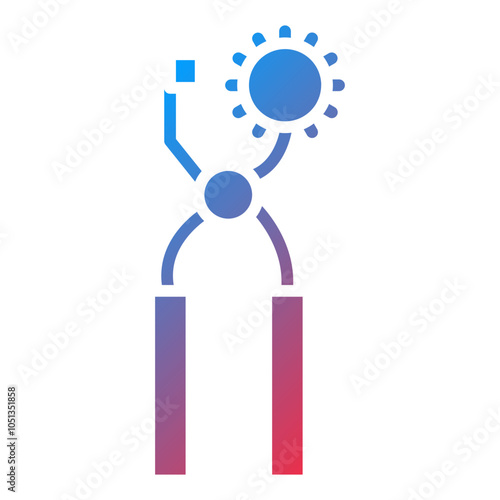 Leather Punch Icon Style