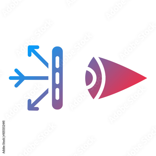 Anti Reflective Coating Icon Style