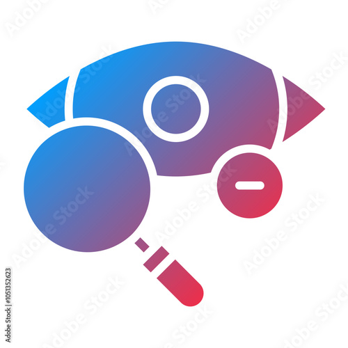 Manual Eye Examination Icon Style