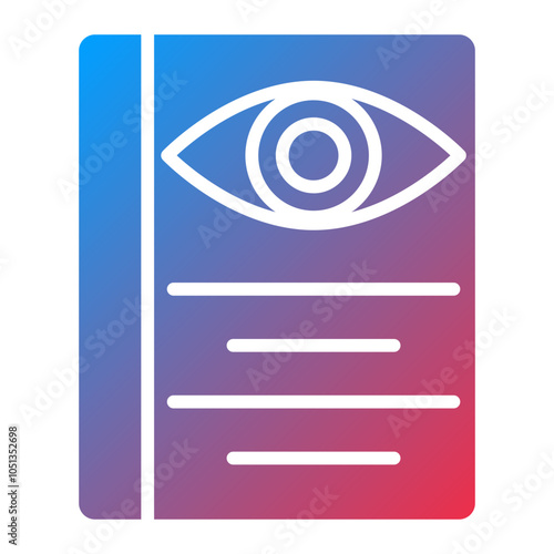 Optometric Guidelines Icon Style