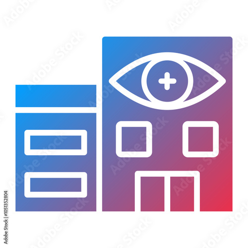 Optometry Clinic Icon Style