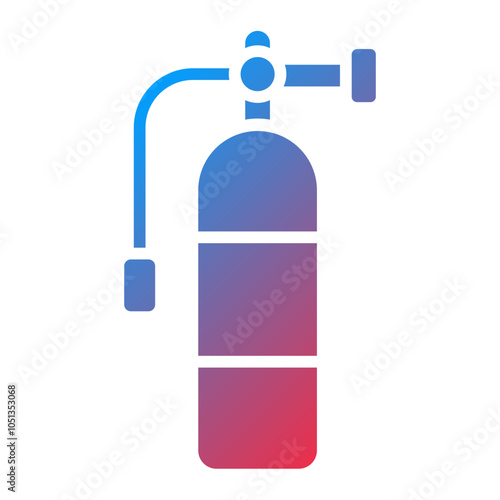 Diving Tank Icon Style
