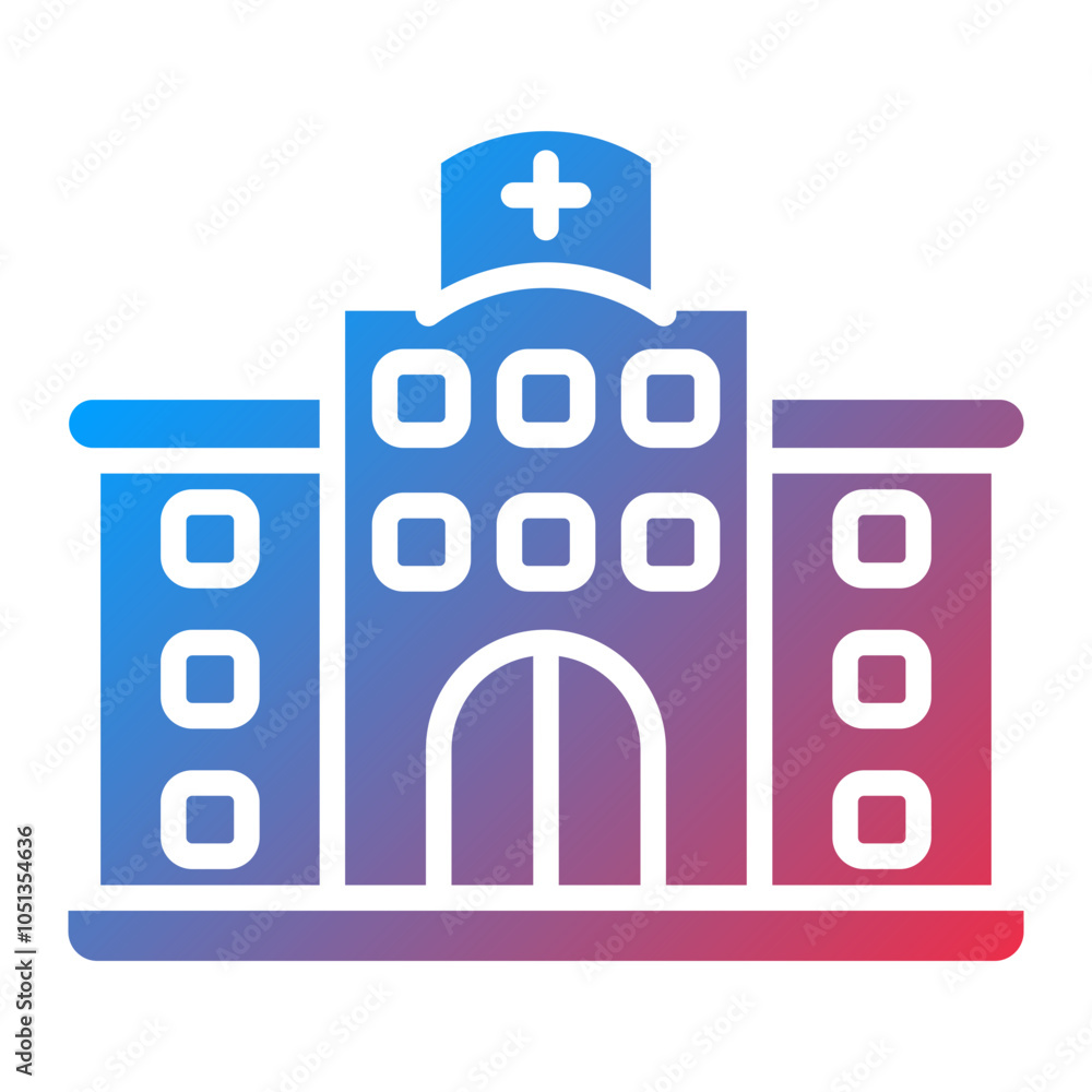 Hospital Icon Style Hospital Icon Style