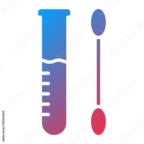 Swab Test Icon Style