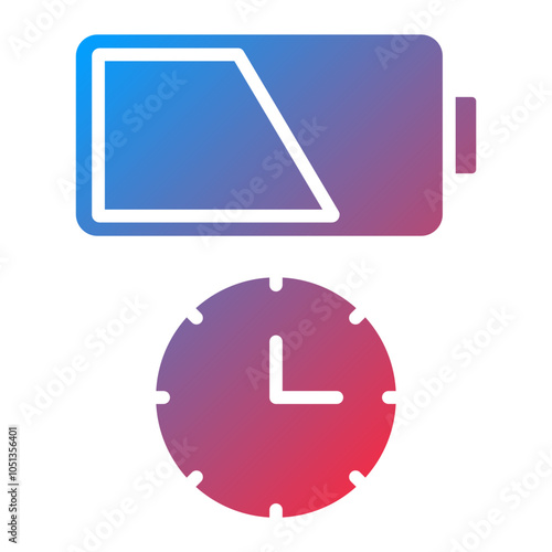 Battery Duration Icon Style