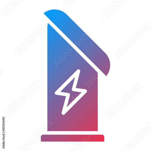 Charging Stand Icon Style