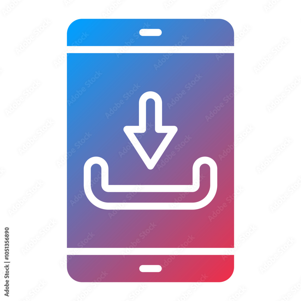 Obraz premium Download Icon Style