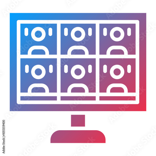 Virtual Team Room Icon Style