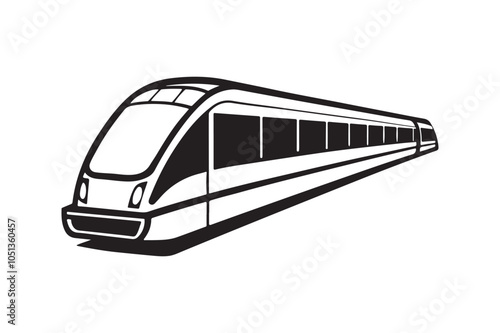  Metro Rail Silhouette bundle,  High-Quality Metro Rail silhouette vector 