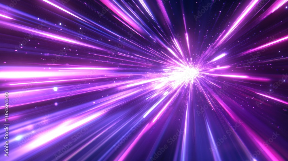 Purple Light Burst Purple Light Burst