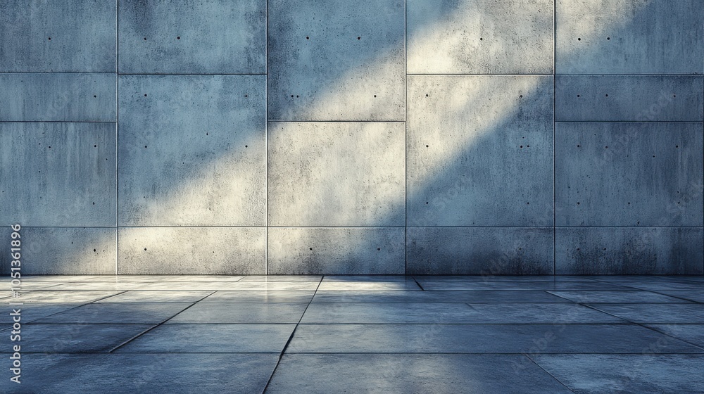 Concrete wall with a shadow of a person on it Concrete wall with a shadow of a person on it