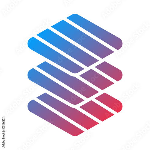 Fabric Layers Icon Style