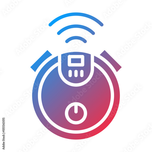Robot Vaccum Icon Style