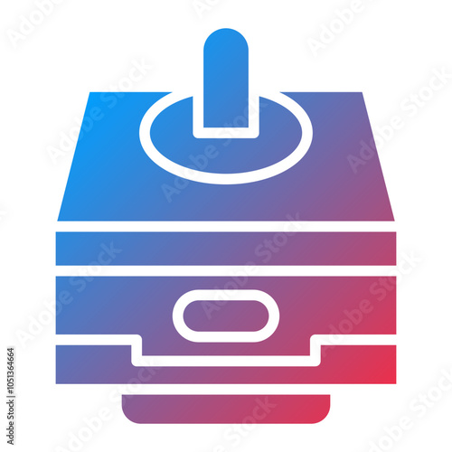 Stepper Motor Icon Style