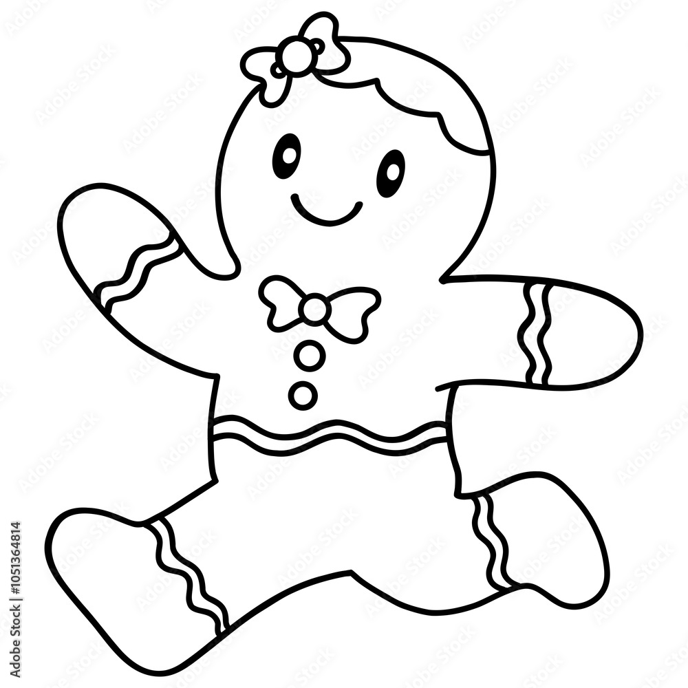 Obraz premium Ginger bread in chrismas theme