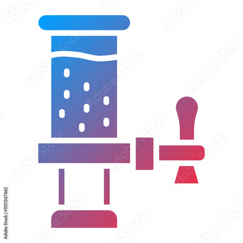 Beer Tap Icon Style