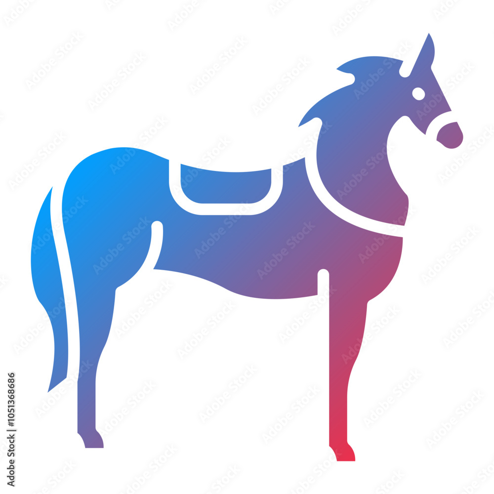 Obraz premium Horse Icon Style