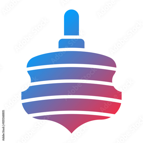 Toy Top Icon Style